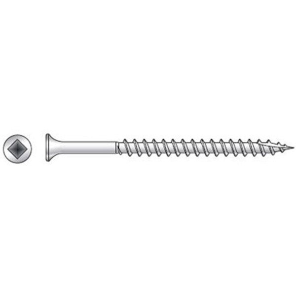 10 x 3" SQUARE DRIVE BUGLE HEAD 305 STAINLESS SCREWS 1lb FastenerUSA